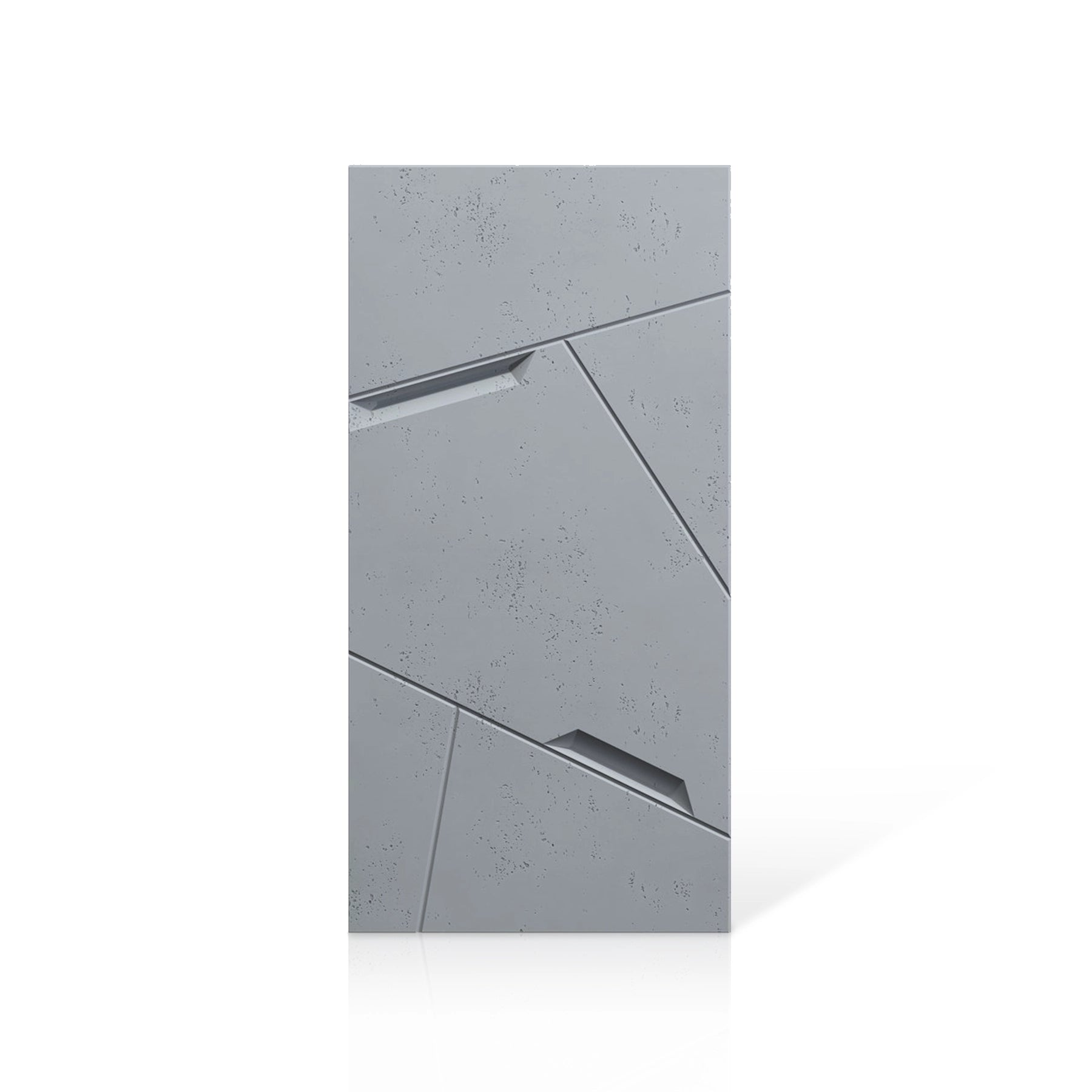 3D Concrete Wall Panels STOWAWAY colour swatch on white background DecorMania UK